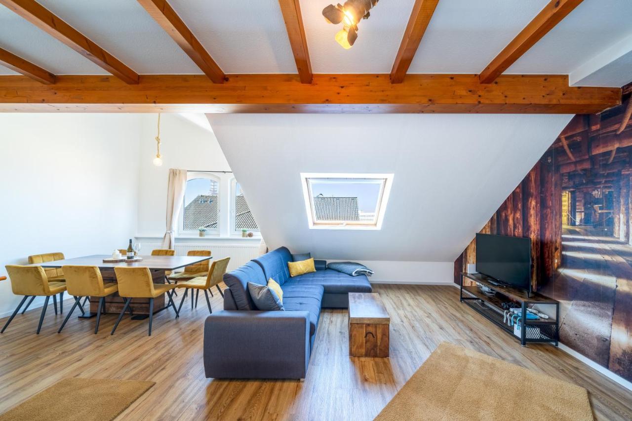 Stylisches Penthouse Zentral Tischfussball 100M2 Wii Hannover Dış mekan fotoğraf